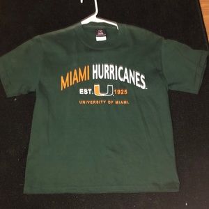 Miami hurricanes kid shirt